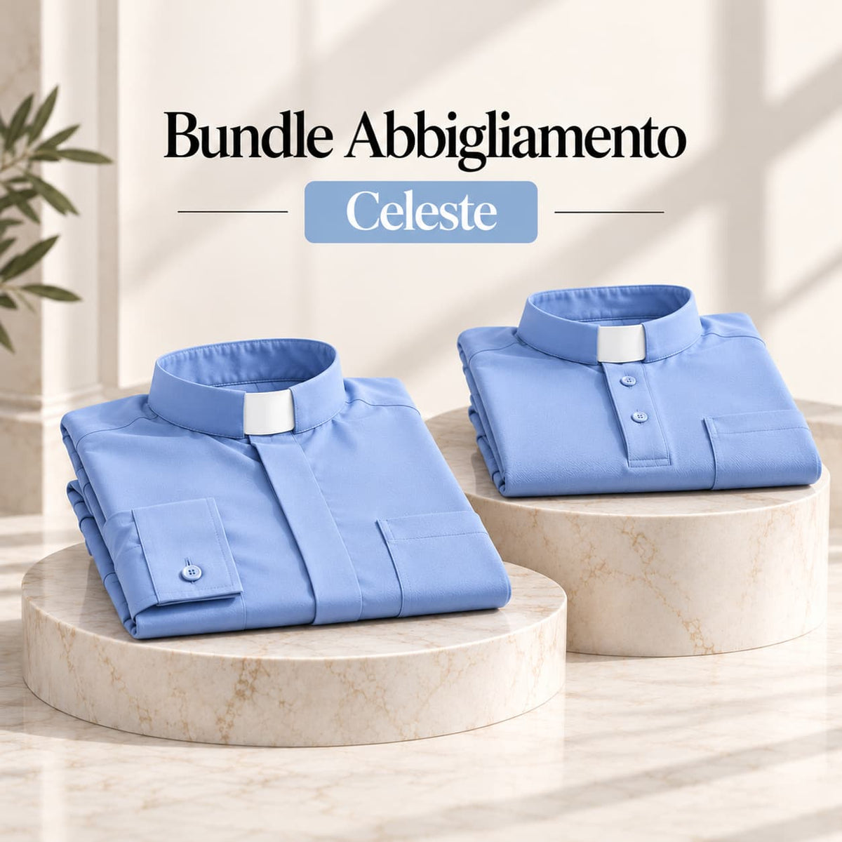 Abbigliamento Celeste