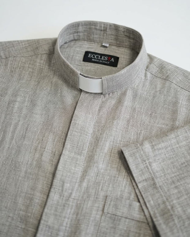 Camicia Clergy in Lino