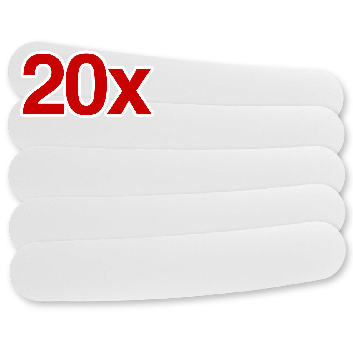 [SET] 20x cuellos blancos para camisas clericales