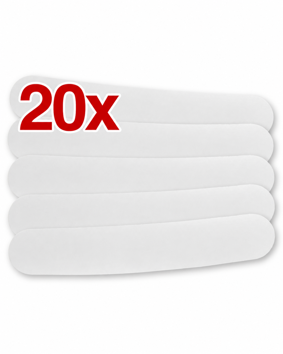 SET de 20x Golas Brancas Para Camisas Do Clero