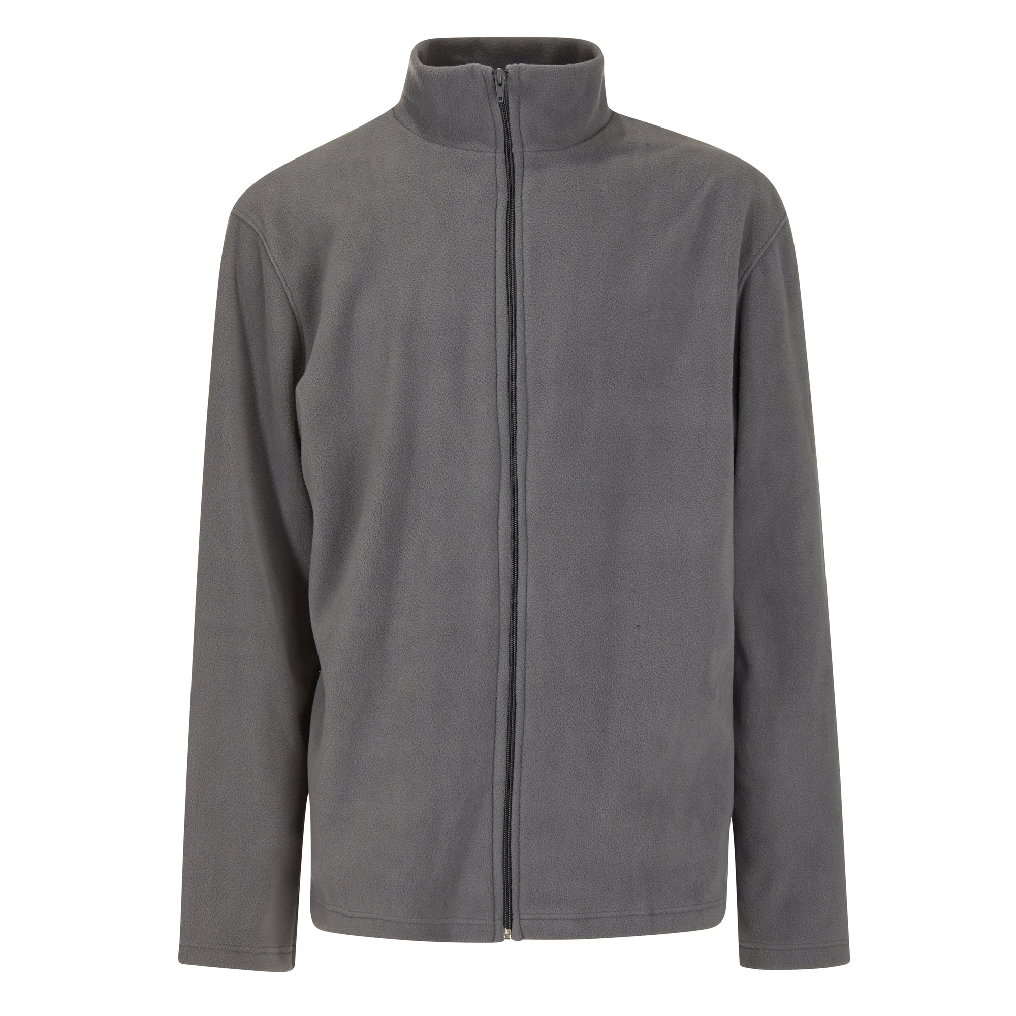 Giacca in Pile - Collo Alto - Grigio