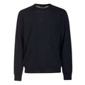 Maglione Girocollo - Blu - Misto Lana Merinos - Manica Lunga