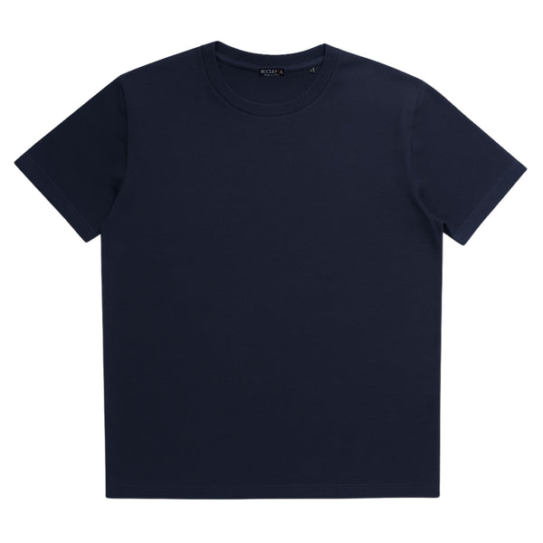 T-Shirt in Cotone - Blu - Manica Corta