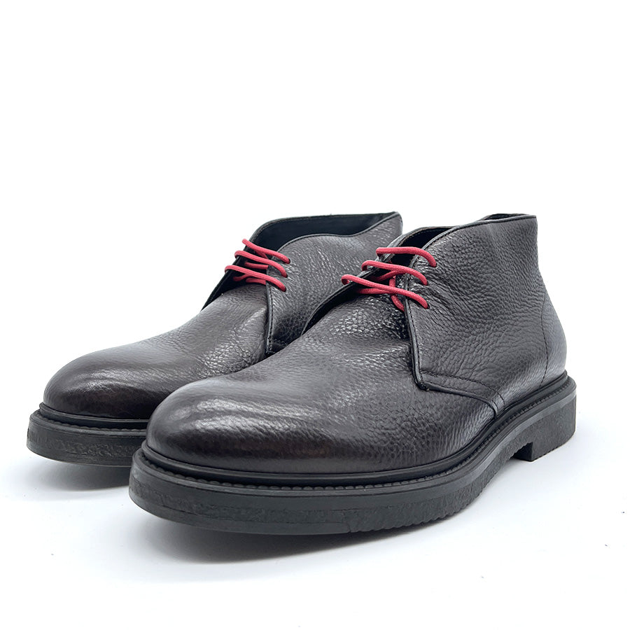 Polnische Stiefelette – Leder – Dunkelbraun