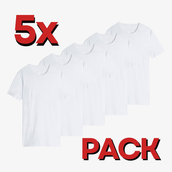 [SET] T-Shirt - Bianco - Intimo (5x)