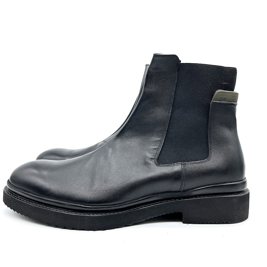Stivale Gambaletto - Nero - in vera Pelle