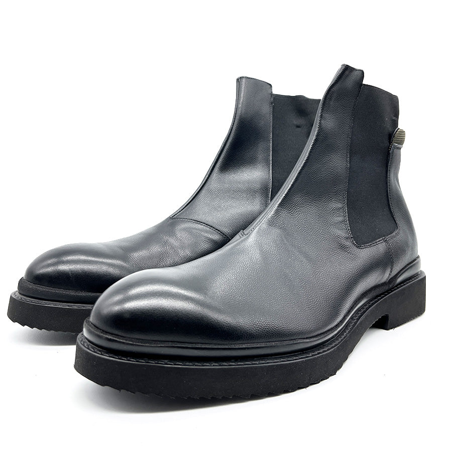 Stivale Gambaletto - Nero - in vera Pelle