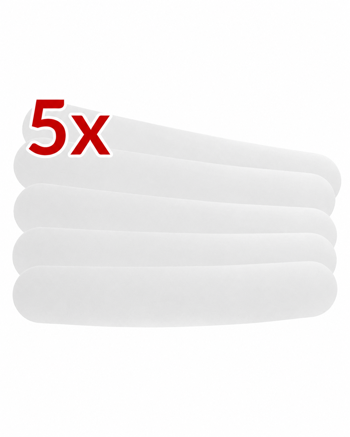 SET de 5x Golas Brancas Para Camisas Do Clero