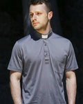 Polo in Filo di Scozia - Grigio - 100% Cotone Fresco - Manica Corta