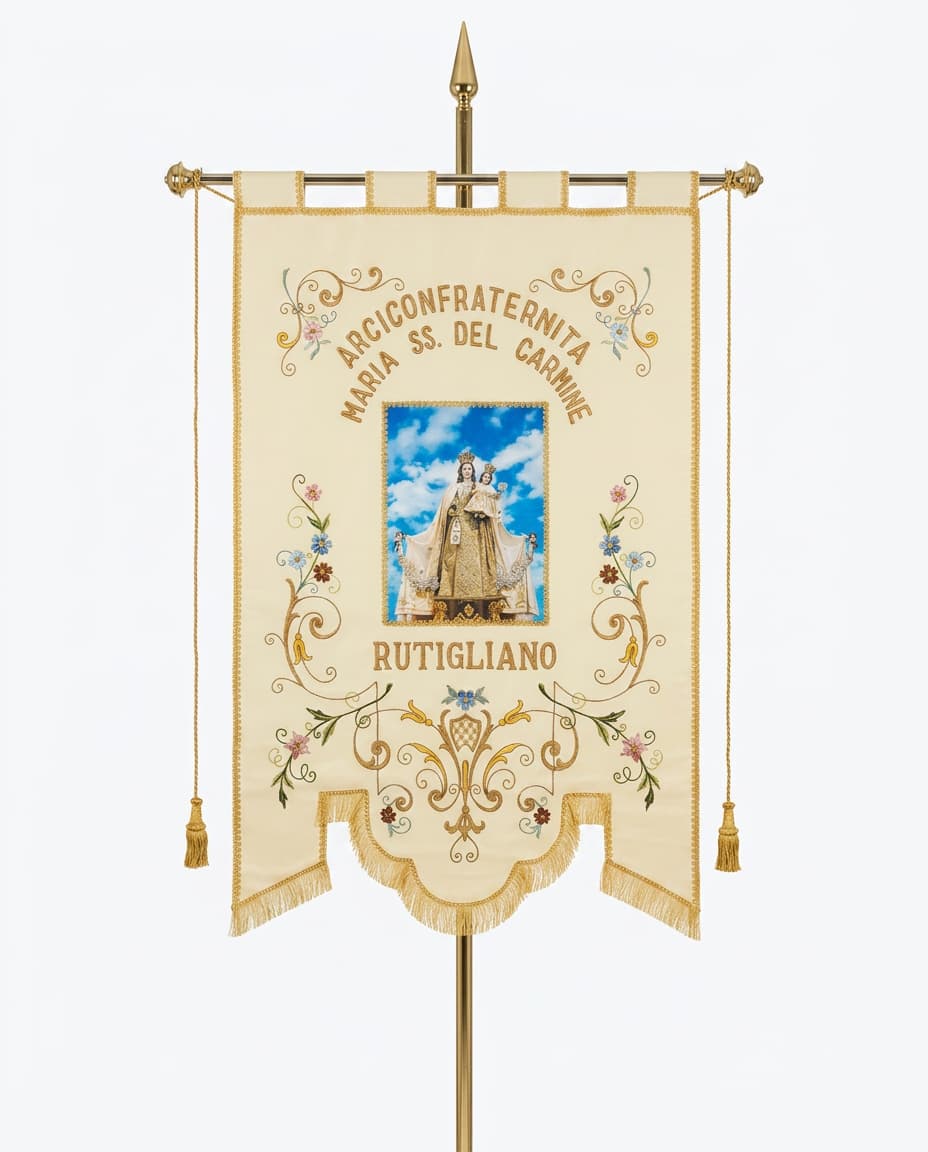 Stendardo Maria SS. del Carmine - 80x120