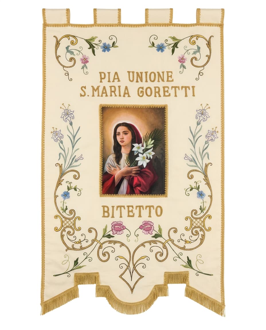 Stendardo S.Maria Goretti - 80x120