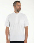 Polo Roma - Bianco - Clergy - 100% Cotone Fresco - Manica Corta