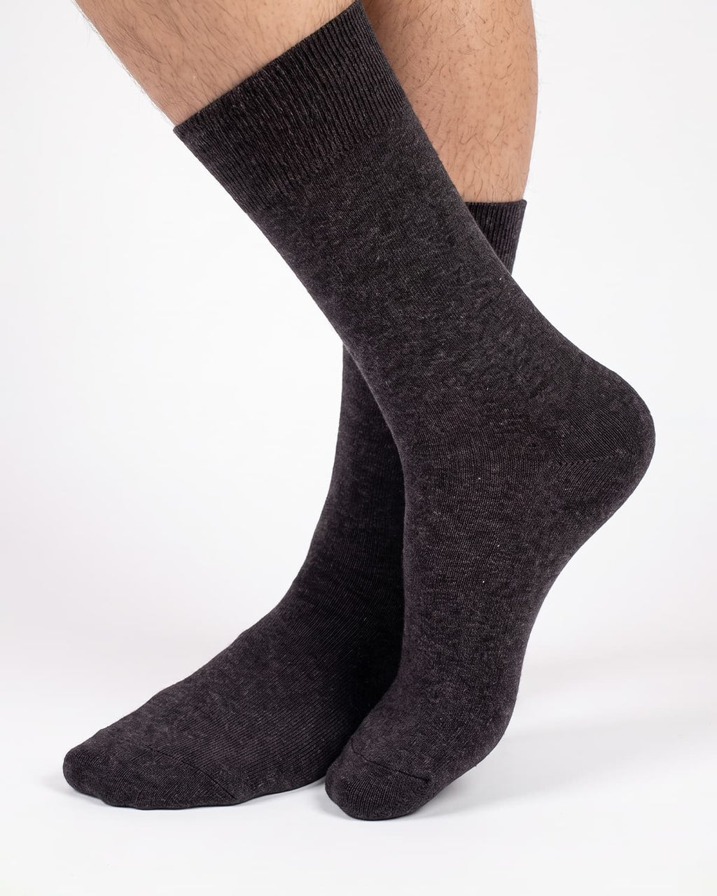 Calcetines Largos - Gris - Algodón Cálido