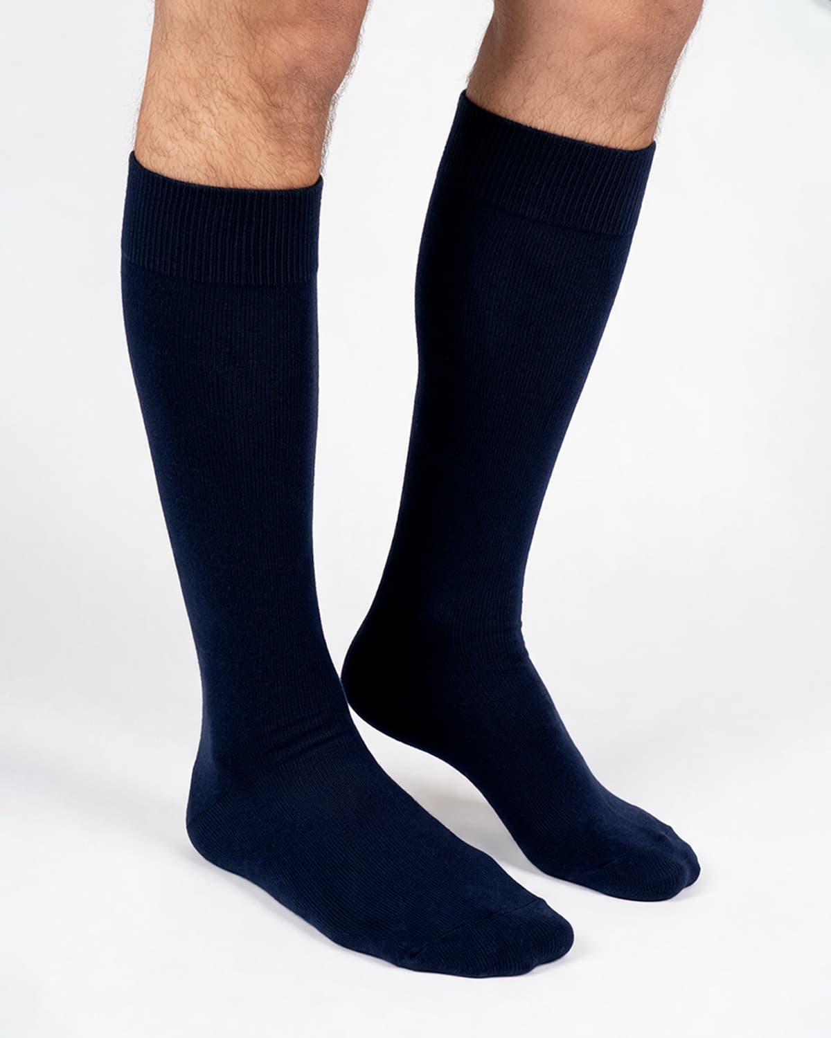 Calze Lunghe - Blu - Caldo Cotone