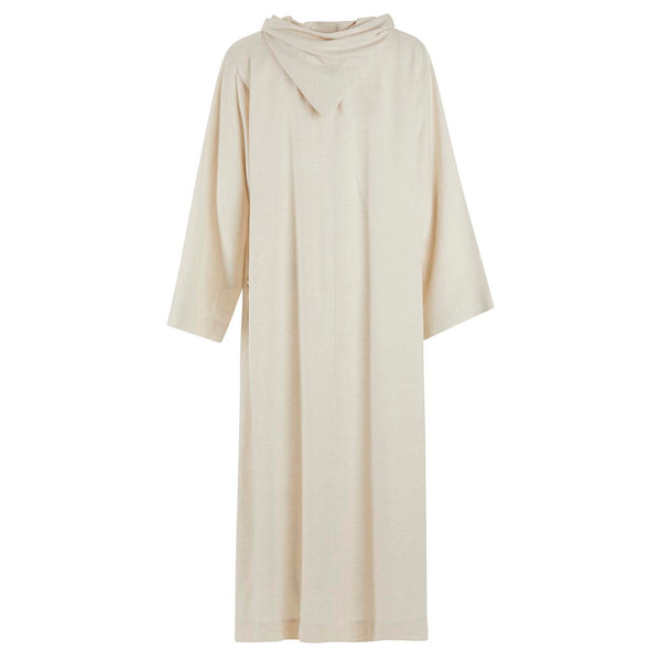 Ivory Alb - With Hood - Linen and Viscose