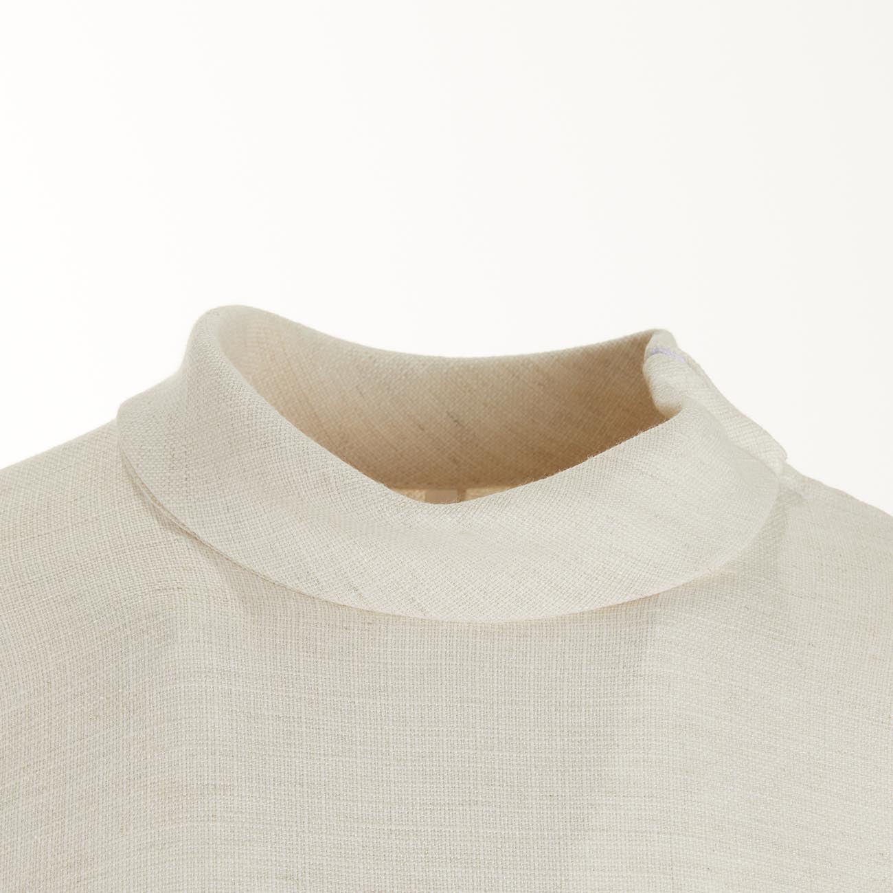 Albe Ivory - Ring Hals - Leinen und Viskose