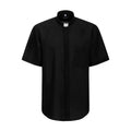 NEW - Camicia in Lino - Nero - Clergy - Manica Corta