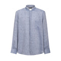 NEW - Camisa de lino - Negro - Clero - Manga Larga