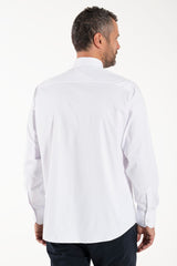 Camicia Avignone - Bianco - Borghese - Elasticizzata - Manica Lunga