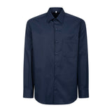 Camicia Avignone - Blu - Borghese - Elasticizzata - Manica Lunga