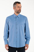 Camisa Avignone - Celeste - Casual - Elástica - Manga Larga