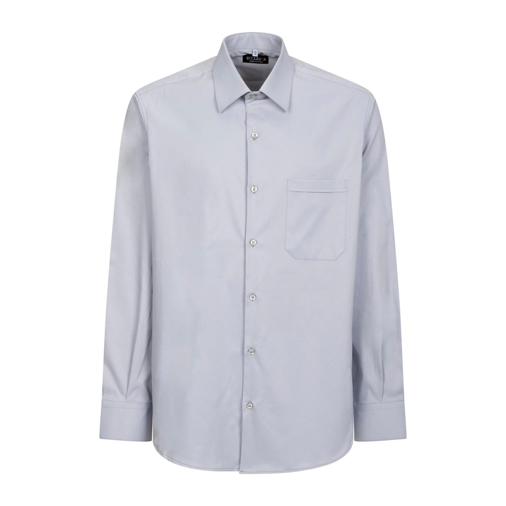 Camisa Avignone - Gris - Casual - Elástica - Manga Larga