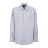 Camicia Avignone - Grigio - Borghese - Elasticizzata - Manica Lunga