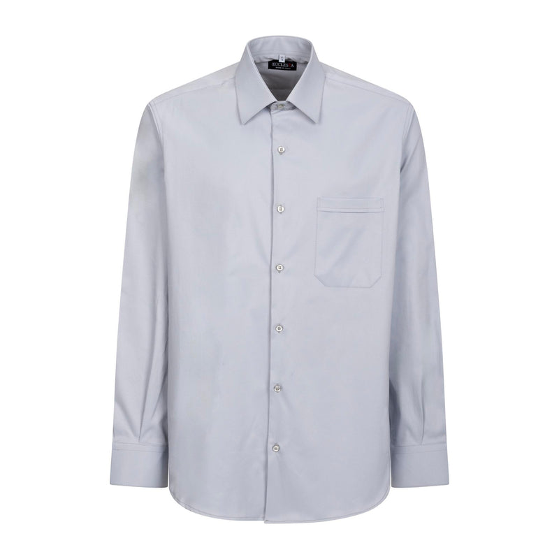 Camicia Avignone - Grigio - Borghese - Elasticizzata - Manica Lunga
