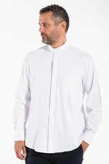 Camicia Avignone - Bianco - Clergy - Elasticizzata - Manica Lunga