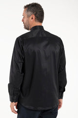 Camicia Avignone - Nero - Clergy - Elasticizzata - Manica Lunga