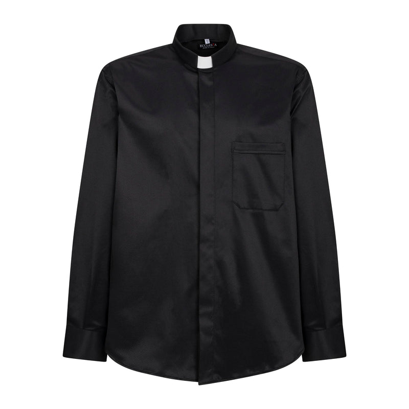 Chemise Avignone - Clergy - Noir - Extensible - Manches Longues