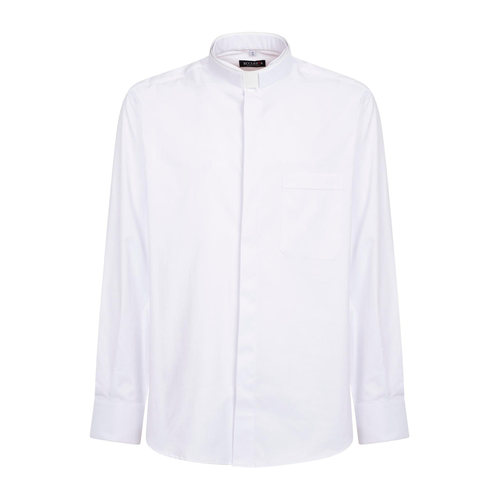 Camisa Avignone - Blanco - Romana - Elástica - Manga Larga