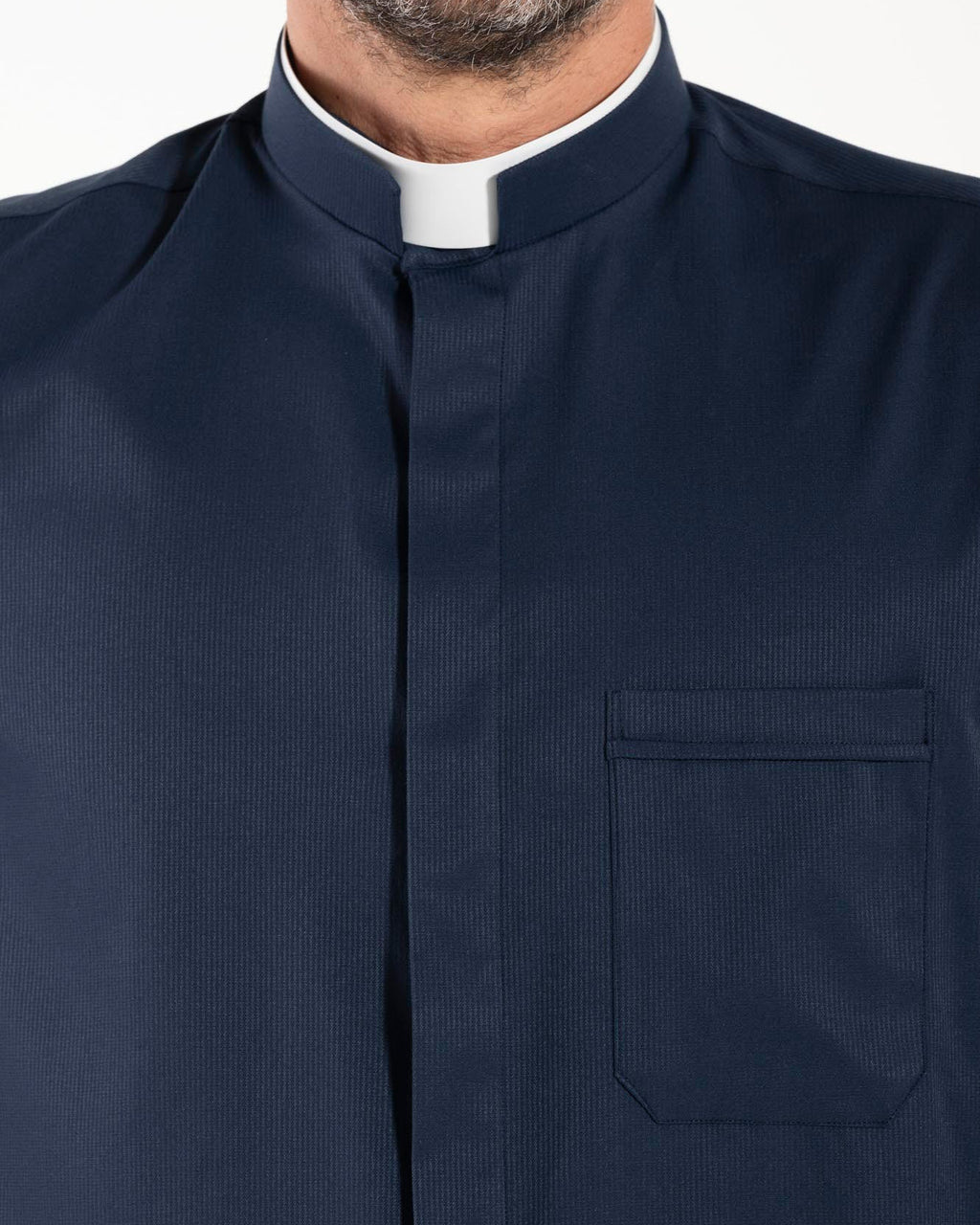 Chemise Avignone - Bleue - Romaine - Extensible - Manches Longues