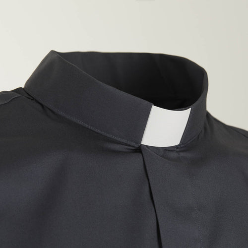 Camisa 100% Algodão - Antracite - Clero - Manga Curta