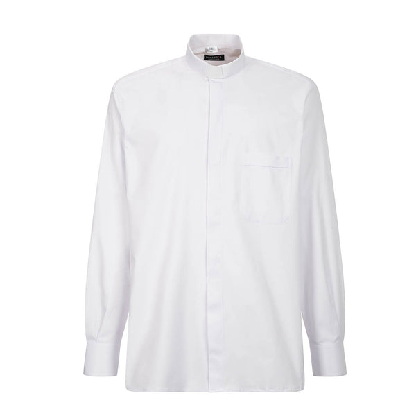 Camicia Avignone - Bianco - Clergy - Elasticizzata - Manica Lunga