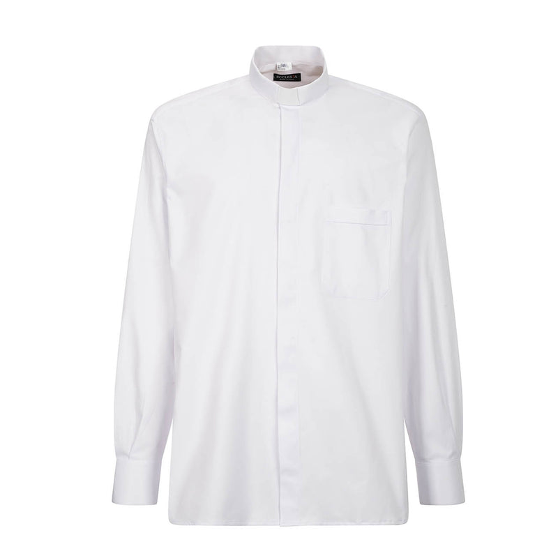 Camicia Avignone - Bianco - Clergy - Elasticizzata - Manica Lunga