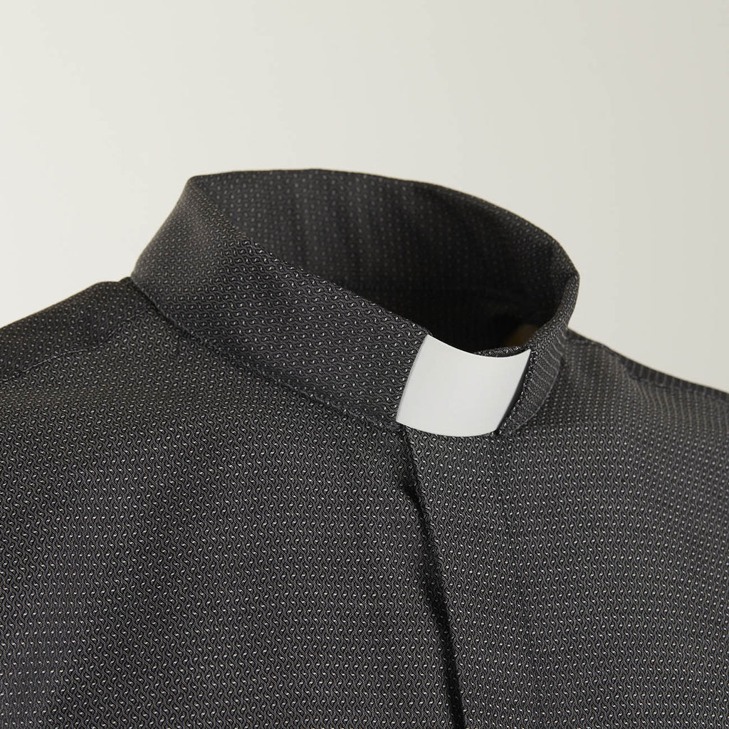 Camicia Boston - Antracite - Clergy - Facile Stiro - Manica Corta
