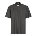 Camicia Boston - Antracite - Clergy - Facile Stiro - Manica Corta