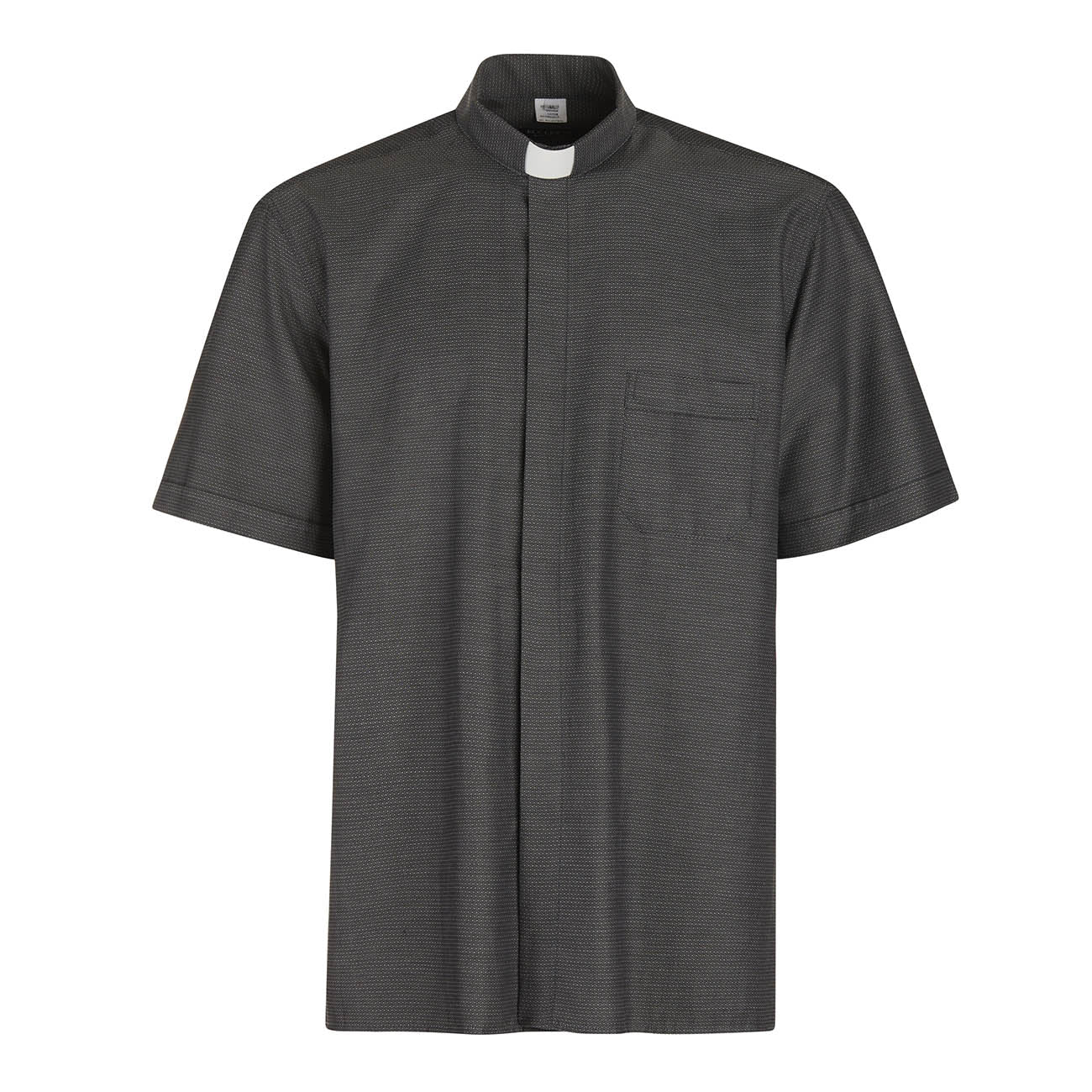 Camicia Boston - Antracite - Clergy - Facile Stiro - Manica Corta