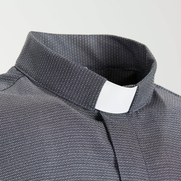 Boston Shirt - Anthracite - Clergy - Easy Iron - Long Sleeve