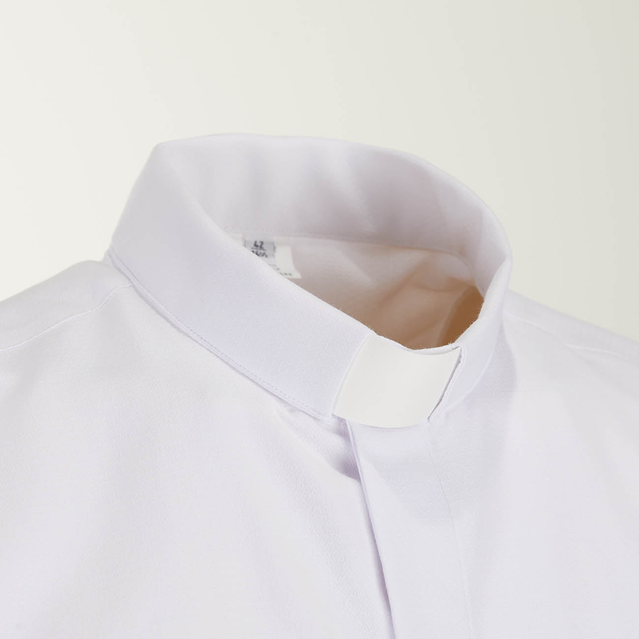 Camicia Boston - Bianco - Clergy - Facile Stiro - Manica Corta
