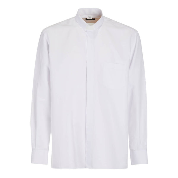Boston Shirt - White - Clergy - Easy Iron - Long Sleeve