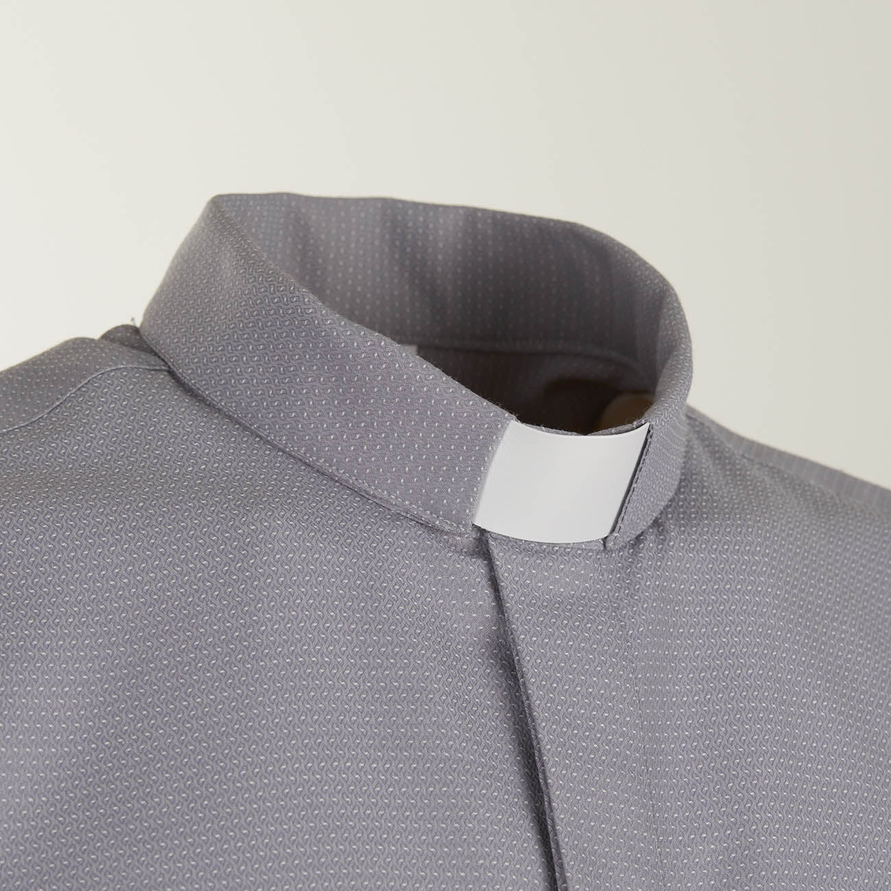 Camicia Boston - Grigio - Clergy - Facile Stiro - Manica Corta