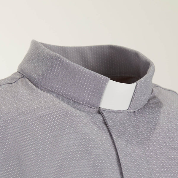 Boston Shirt - Grey - Clergy - Easy Iron - Long Sleeve