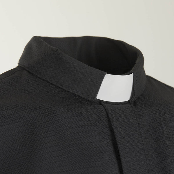 Boston Shirt - Black - Clergy - Easy Iron - Short Sleeve