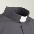 Camicia 100%  FIL A FIL  - Antracite - Clergy - Manica Corta