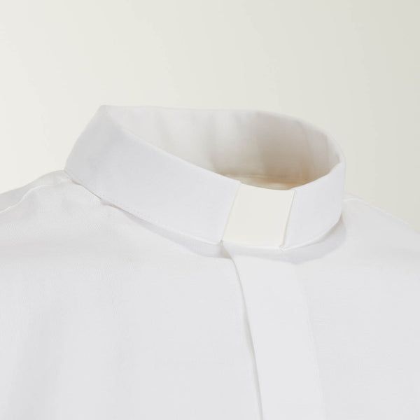 Camicia 100%  FIL A FIL  - Bianco - Clergy - Manica Corta