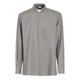 Camicia 100%  FIL A FIL  - Grigio - Clergy - Manica Lunga