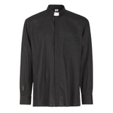 Camicia 100%  FIL A FIL  - Nero - Clergy - Manica Lunga