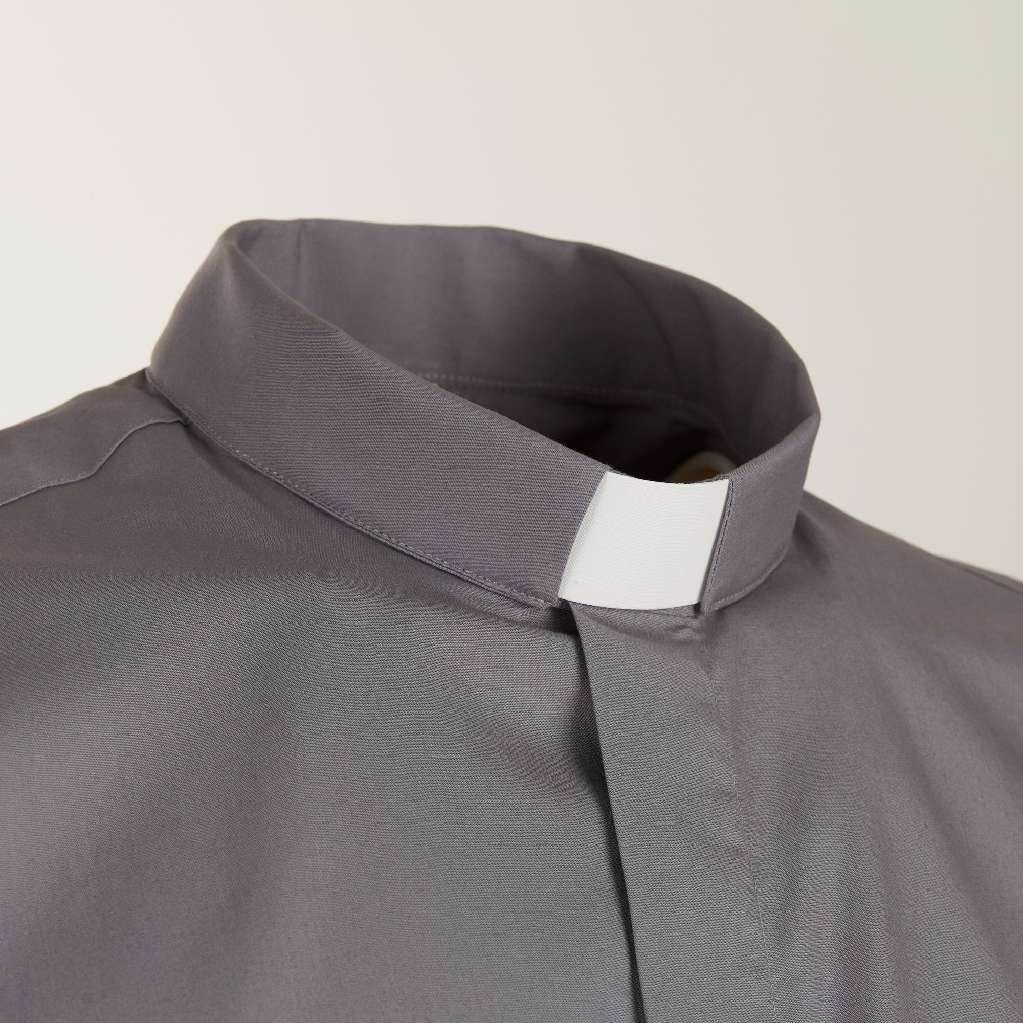 Camisa 100% Algodón - Gris - Clero - Manga Corta